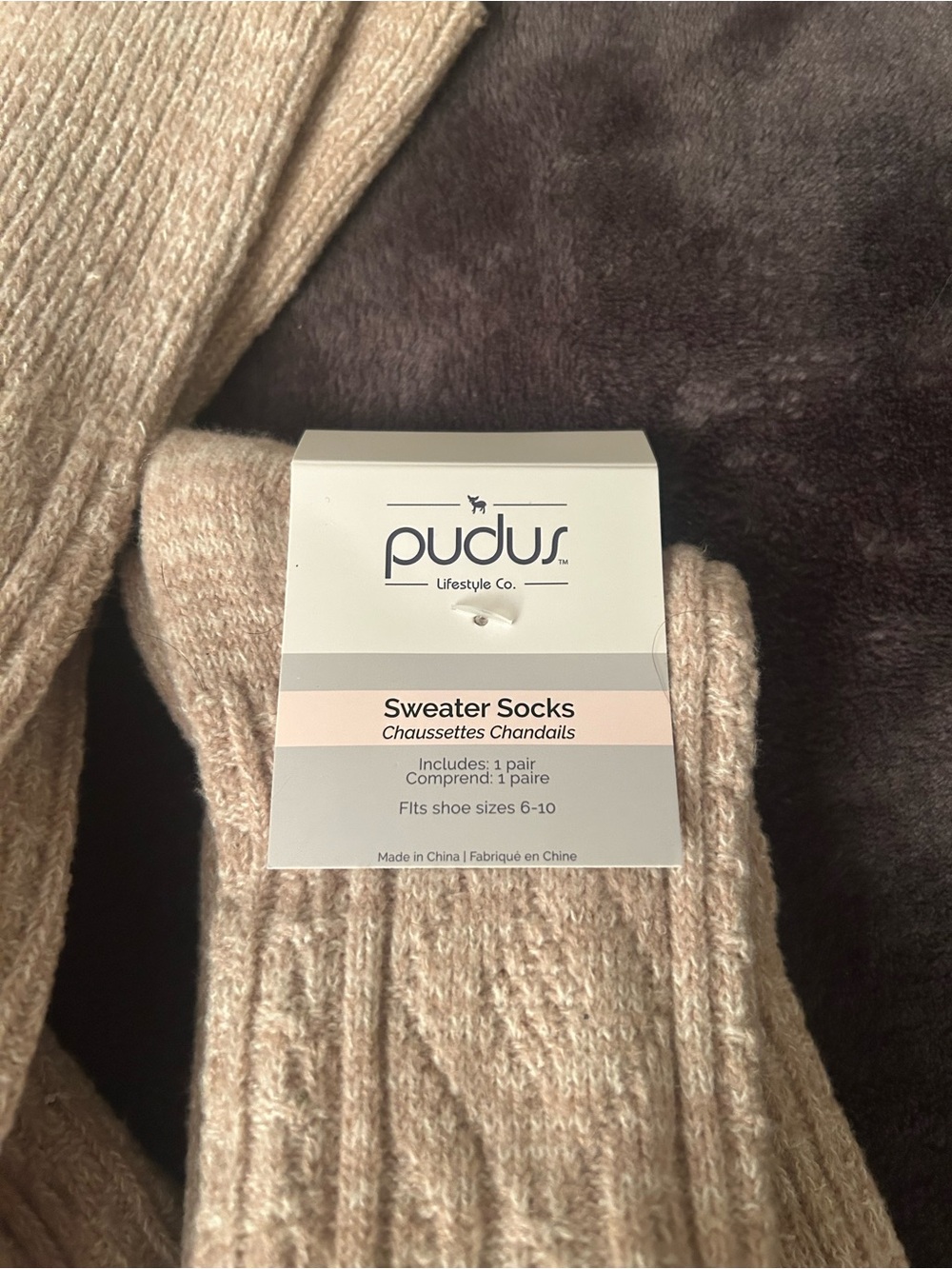 Sweater Socks - Picture 2 of 4